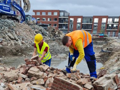 Metselstenen schoonmaken